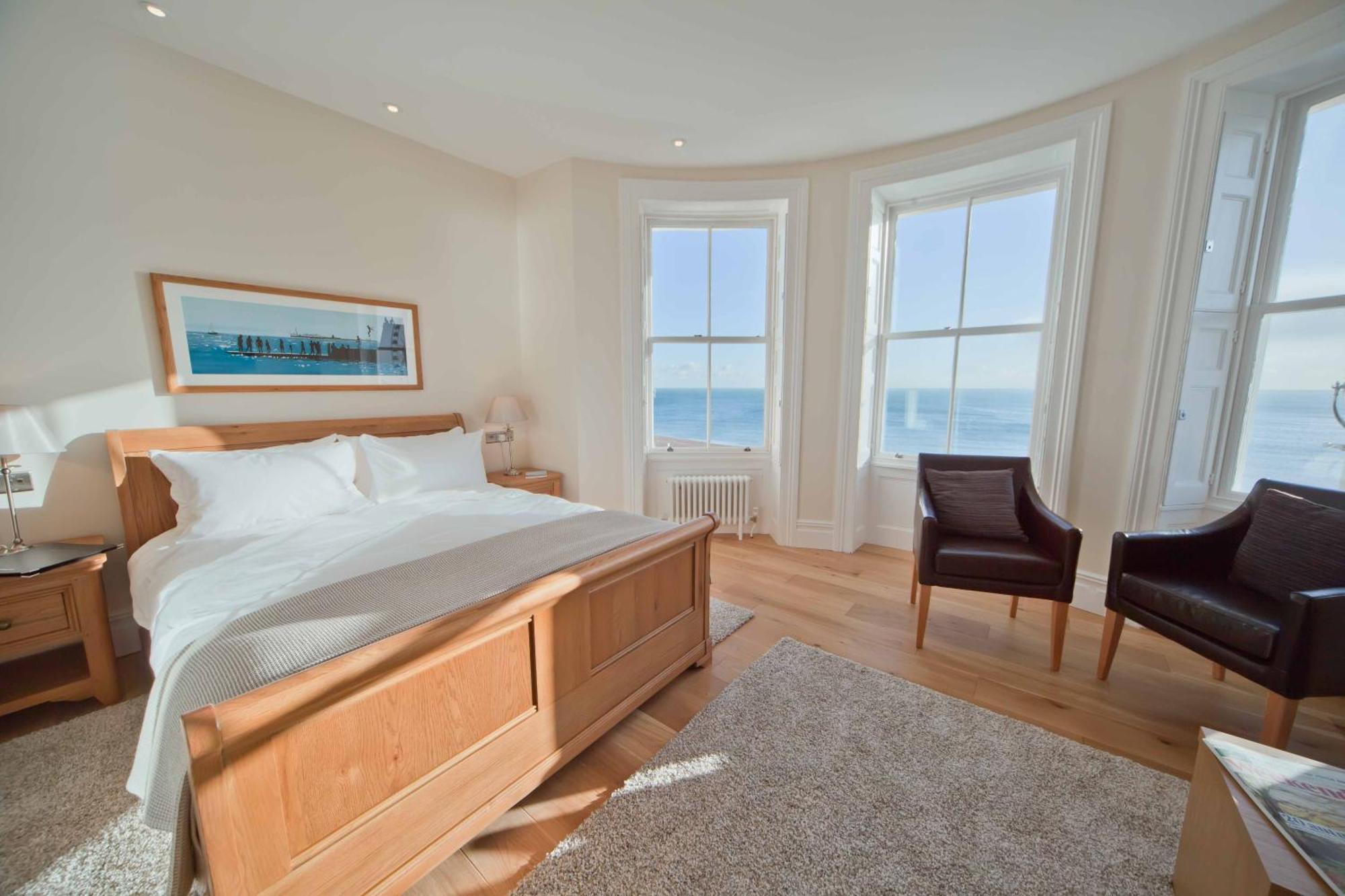 A Room With A View Brighton Exterior foto A bedroom at The Bay